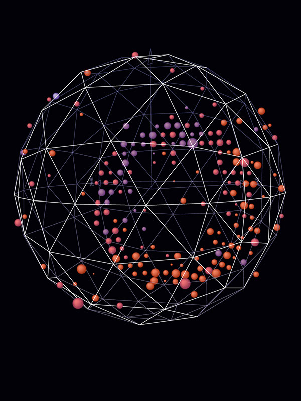 Neutrino event illustration