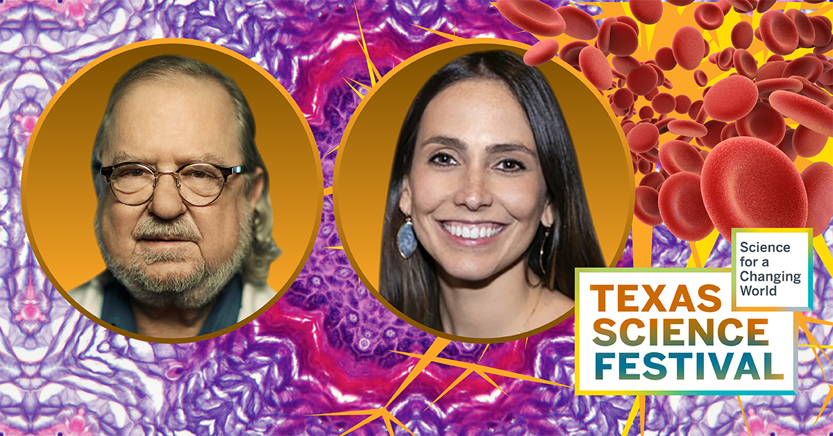 Jim Allison and Livia Eberlin. Texas Science Festival. Science for a changing world.